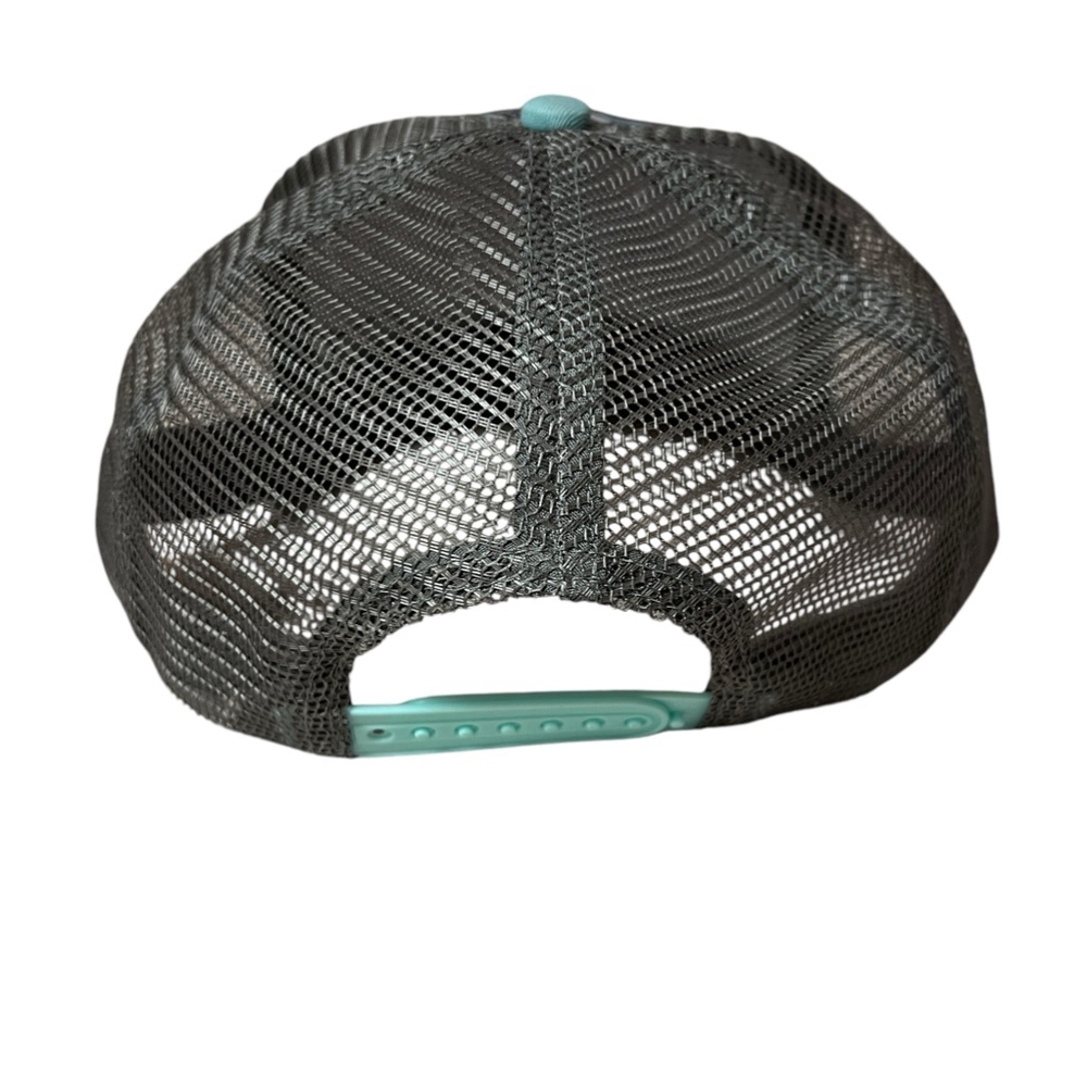 Adventure Camper Themed Unisex Kids Untamable Tots Gray and Teal SnapBack Hat - Picture 5 of 8